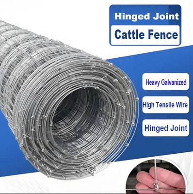 5FT High Tensile Steel Wire Cattle Sheep Fence Galvanized Livestock Woven Fence