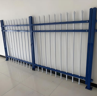 6 Foot 3x3 Modern Tubular Steel Fence For Garden