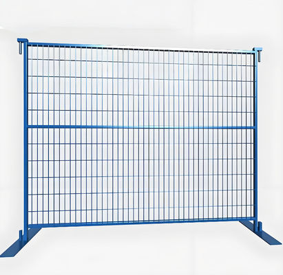 1800x2900mm Metal Temporary Fence Blue Color Of Canada Standard