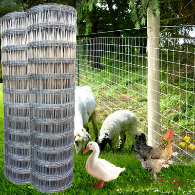 50M Length Corrosion Proof Heavy Duty Galvanized Cattle Farm Fence Roll