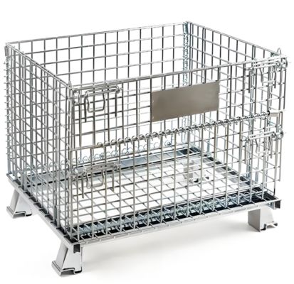 Heavy Duty Durable Galvanized Steel Folding Storage Cages