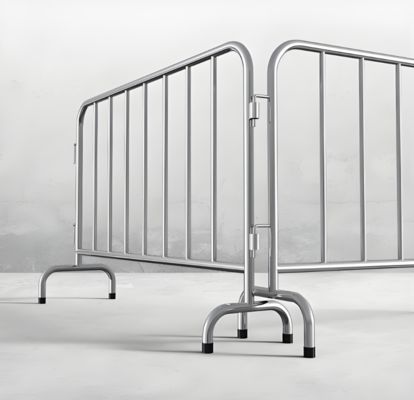  1.2*2M Stainless Steel 304 Temporary Crowd Control Barrier