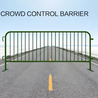 High Security Hot-dipped Galvanized Metal Crowd Control Barrier with 5000N Vertical Load and 1.1*2.2m Panel Size