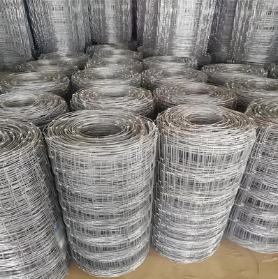 Heavy Duty Hot-dipped Galvanized Class A Livestock Grassland Fence 2.3m Height 50m Roll Hinge Joint Farm Boundary Fencing