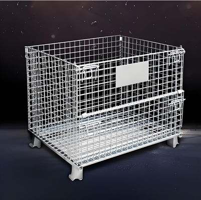 Heavy Duty Wire Mesh Storage Cage 1000kg Load Capacity High Stack Stack Up 1200x800x1000mm
