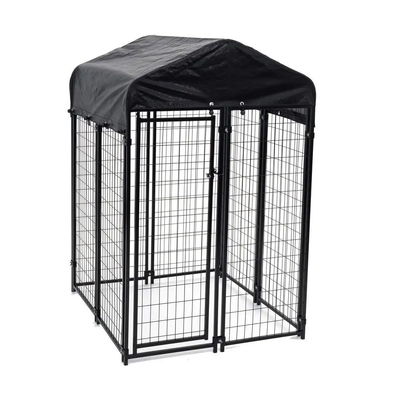 Outside Welded Steel Metal Dog Cage Heavy Duty Dog Run Kennel