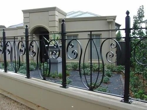 European Style 1.8M Tubular Steel Fence Security Metal Palisade Fence Panels
