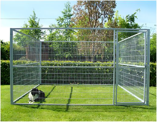 8'x10' Pet Dog Kennel Play Pen Run House Powder Coated Welded Wire Dog Kennel
