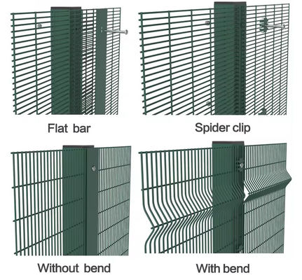 Clear View Metal Steel Fence Anti Climb 358 High Security Fence Panel