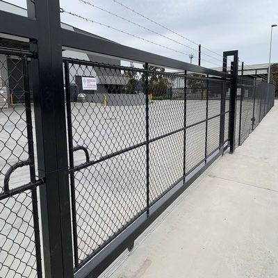 2.5M Woven Animal Enclosure Metal Wire Mesh Fencing White Chain Link Fence
