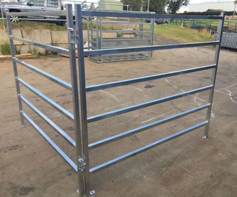 6 Foot Farm Cattle Crush Fence Cattle Handling Metal Animal Livestock Fence Panels