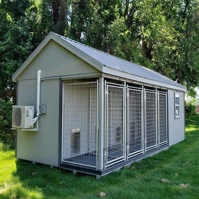 Heavy Duty Steel Wire Dog Kennel Metal Pet Extra Large Durable Outdoor Waterproof With Roof