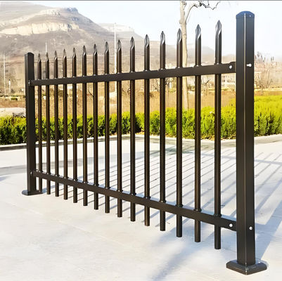 19x19mm Vertical Pipe Backyard Metal Tubular Fencing Durable Design