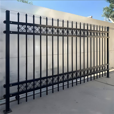 60x60mm Weather Resistant Tubular Fencing Panels Anti Rust Protection