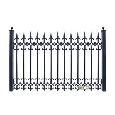 5ft Durable Rust-Resistant Tubular Steel Fence Modern Design For Enhanced Security And Longevity