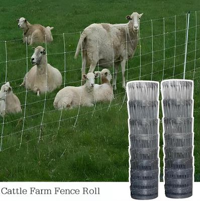 26. 14 Gauge Heavy Duty Galvanized Cattle Fence Netting Mantenga su patio de ganado seguro y protegido con cercas pesadas