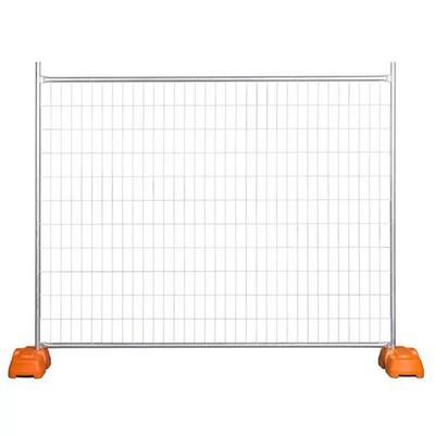 Galvanizado 2.1m x 2.4m fácilmente ensamblado cerca temporal panel de cerca de metal de alambre soldado