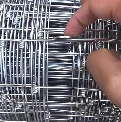 Valla Ganadera de Campo con Nudos de Bisagra Galvanizada de Alambre de Alta Resistencia de 2.0mm
