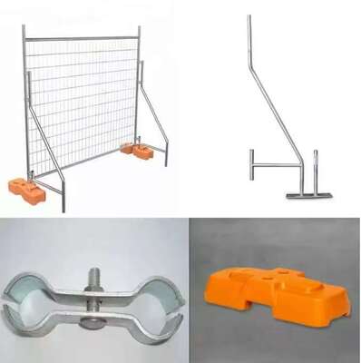 Australia Style Galvanized Welded Metal Temporary Fencing For Construction Site