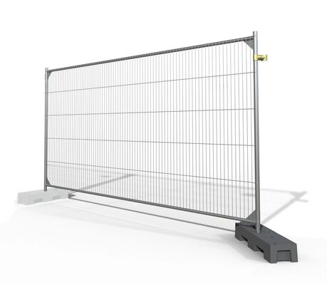 2Mx3.5M Hot Dip Galvanized Temporary Heras Fencing Panels with 32mm Frame Tube for Construction Sites