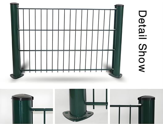 6FT High Easily Assembled PVC Coated 3D V Mesh Security Garden Fence