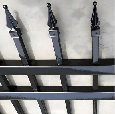 Valla Tubular de Acero de Grado Comercial Alta Seguridad Antirrobo Valla de Propiedad