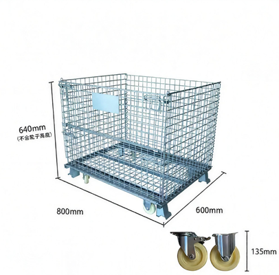 Malla soldada con autógena de la jaula 50x100m m del almacenamiento de la malla de alambre que abre el tamaño de rejilla de la abertura 5.0m m de 50x50m m